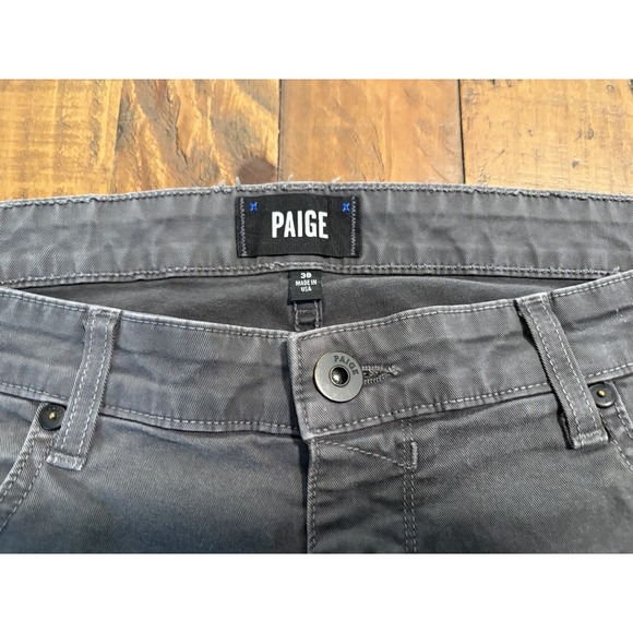 PAIGE Chino Khaki Pants Grey Men's 38x32 - Picture 2 of 11